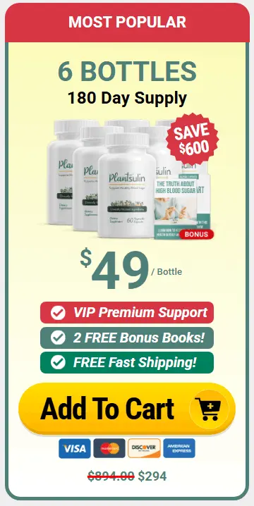 Plantsulin Price 6 Bottle